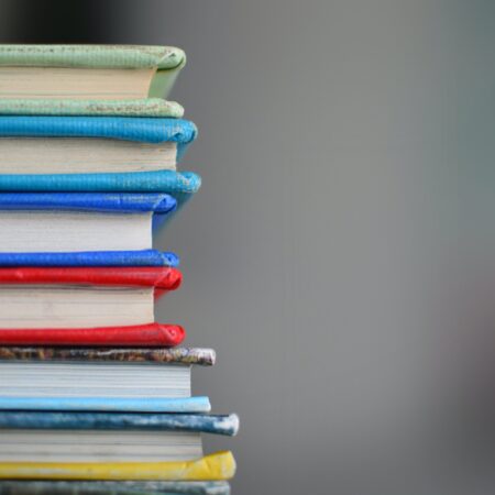 shallow focus photography of books