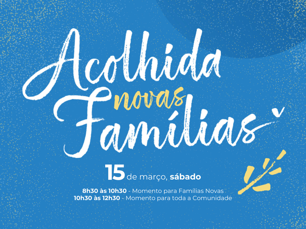 Acolhida novas familias